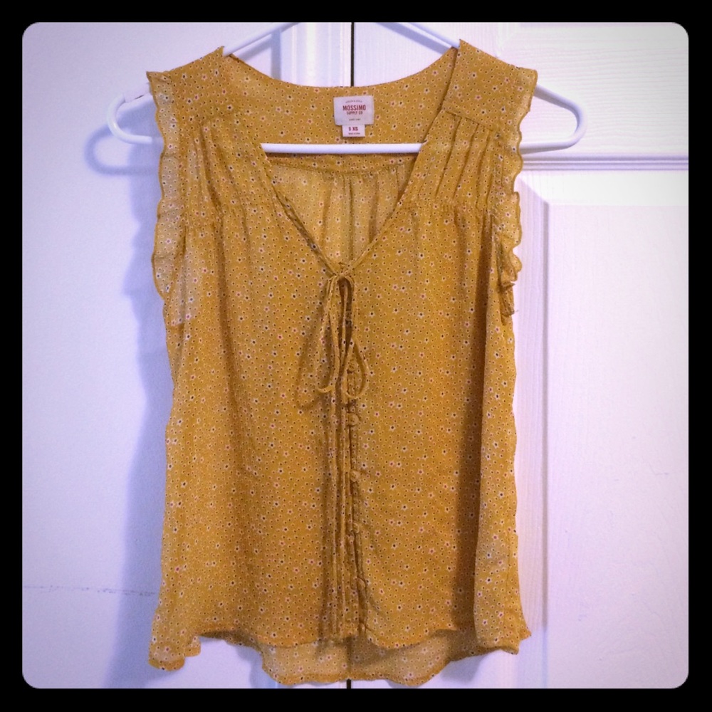 Flowered Mossimo Tank Top